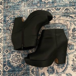Torrid open toe booties